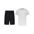 SET SCHWARZE JOGGING-SHORTS + T-SHIRT
